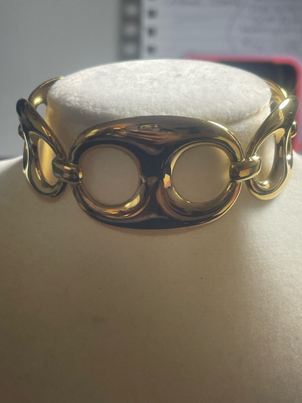 Adjustable Gold Bangle - Picture 3 of 5